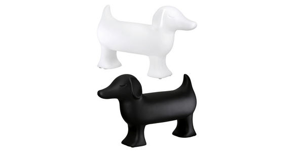 DEKOHUND - Schwarz/Weiß, Trend, Keramik (35/23/11cm) - Ambia Home