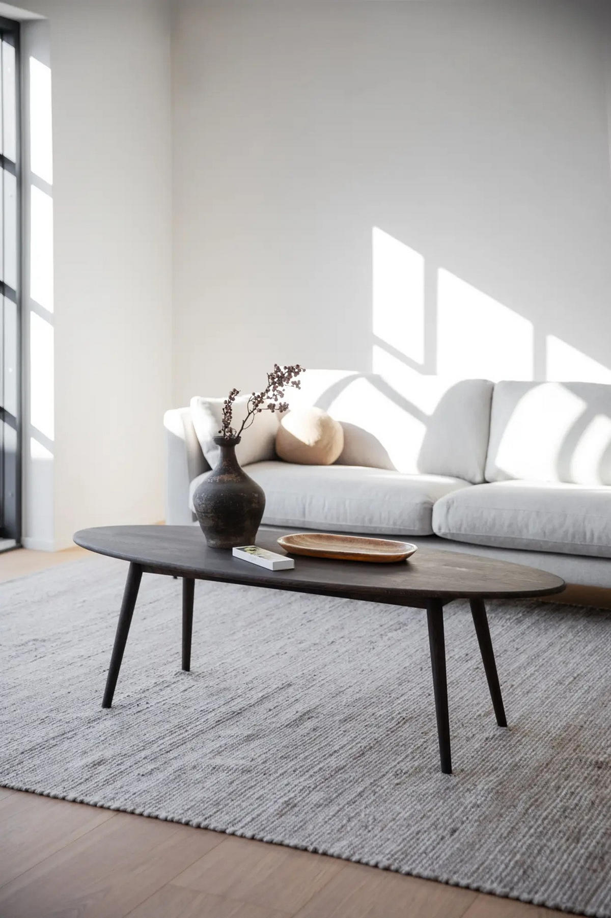 SOFFBORD i trä 150/60/45 cm  - mörkbrun, Klassisk, trä (150/60/45cm) - Rowico