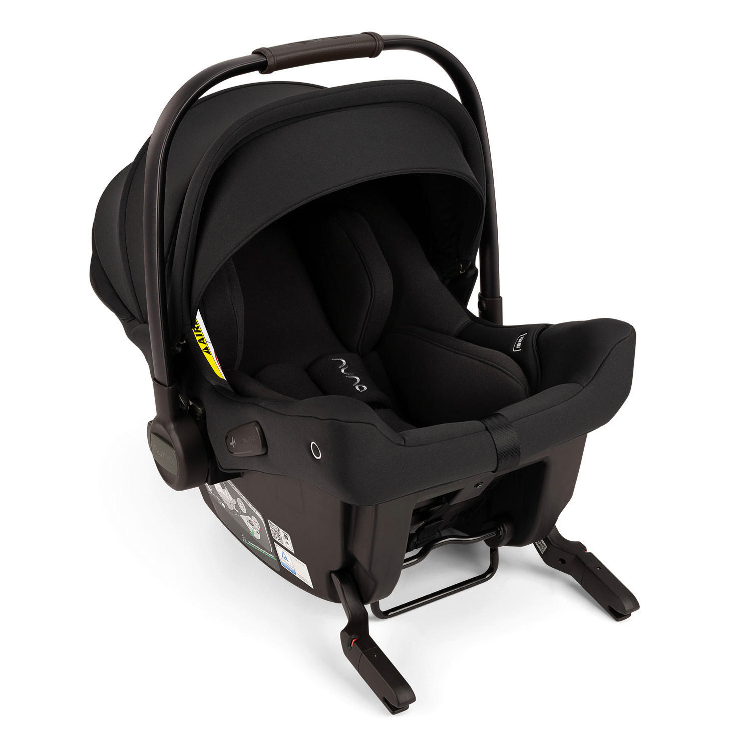 BABYSCHALE Pipa urbn Caviar   - Schwarz, Basics, Kunststoff/Textil (34/57/65cm) - Nuna