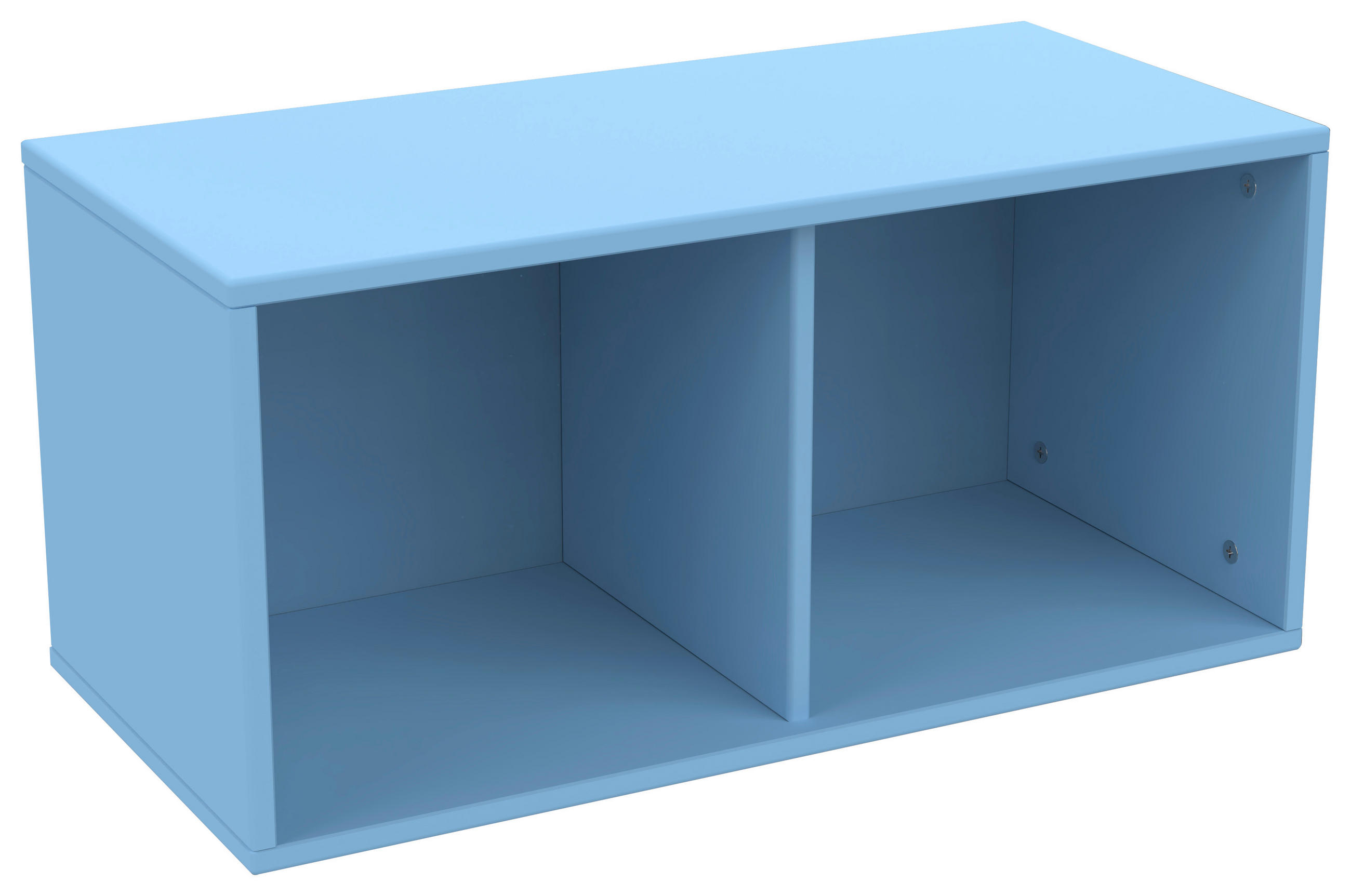 REGAL Blau  - Blau, Basics, Holzwerkstoff (72/34,5/34,5cm) - Flexa