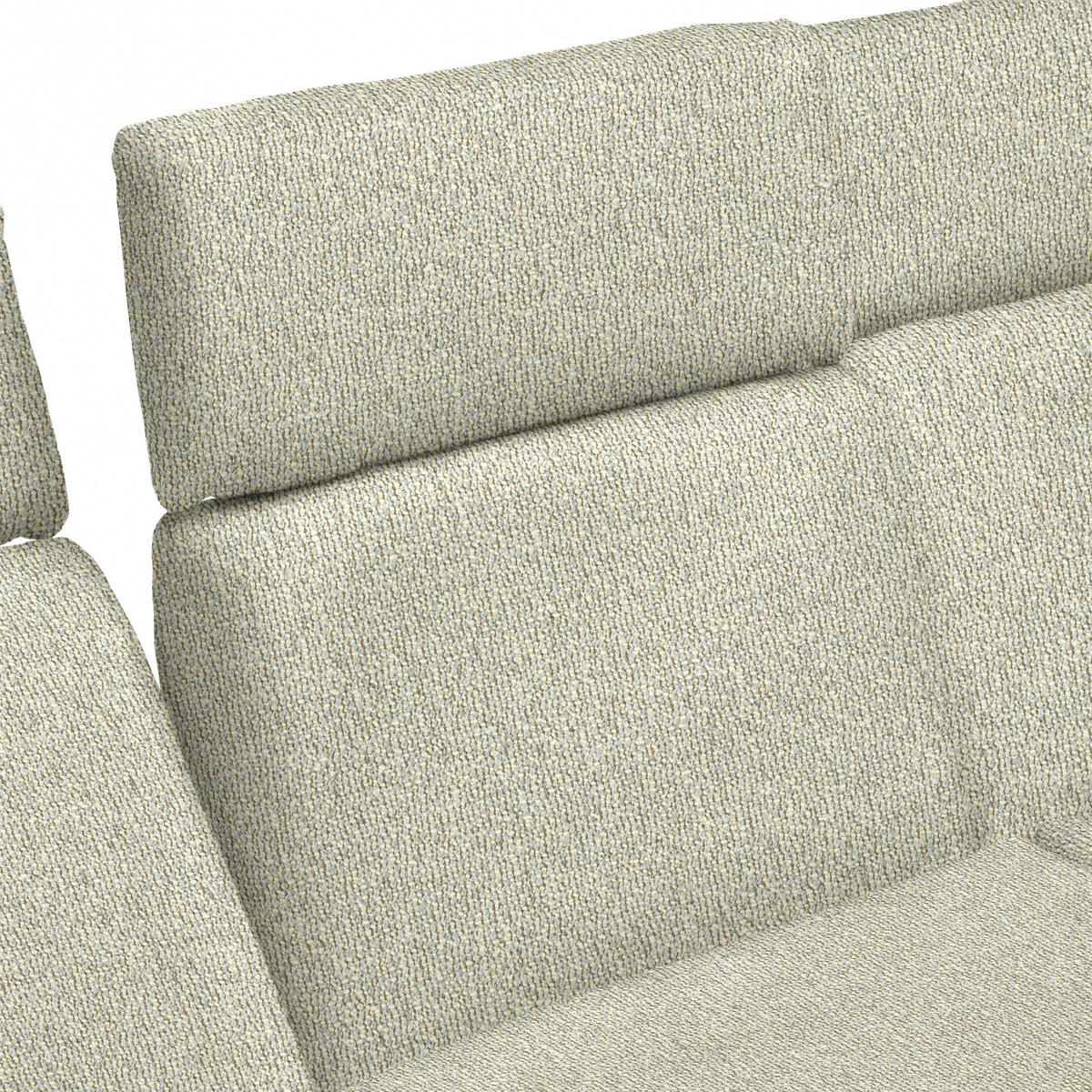 ECKSOFA in Flachgewebe Creme  239/270 cm  - Beige/Creme, Design, Textil/Metall (239/270cm) - Koinor