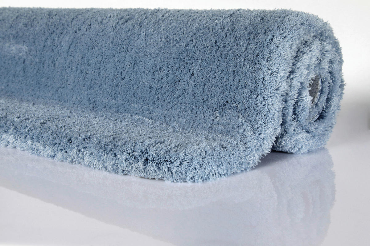 BADTEPPICH Blau 80/150 cm  - Blau, Basics, Kunststoff/Textil (80/150cm) - WECON HOME BASIC