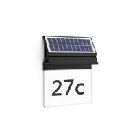 SOLARLEUCHTE 18/23/6 cm   - Schwarz, KONVENTIONELL, Kunststoff (18/23/6cm) - Philips