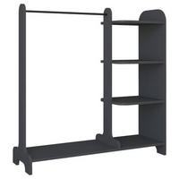 GARDEROBE  in 106/110/35 cm  - Anthrazit, MODERN, Holzwerkstoff (106/110/35cm) - MID.YOU