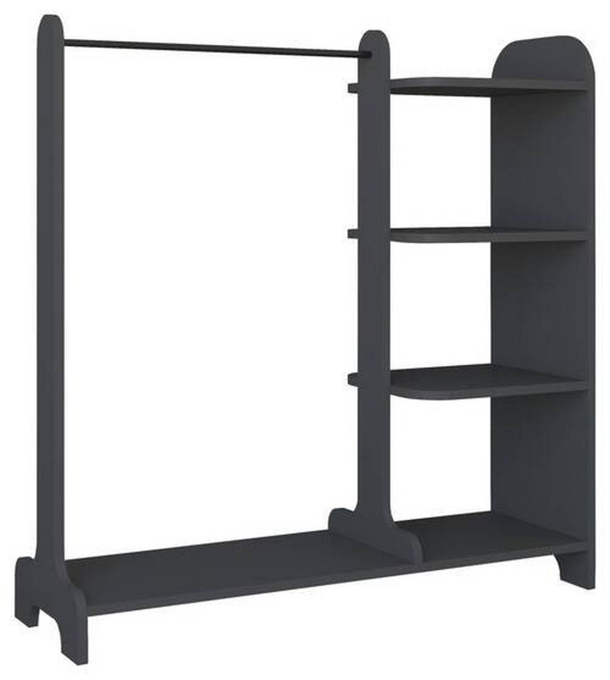 GARDEROBE  in 106/110/35 cm  - Anthrazit, MODERN, Holzwerkstoff (106/110/35cm) - MID.YOU