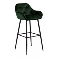 BARSKA STOLICA  crna, tamno zelena  metal, tekstil      - tamno zelena/crna, Konvencionalno, metal/tekstil (55/103,5/52cm) - Livetastic