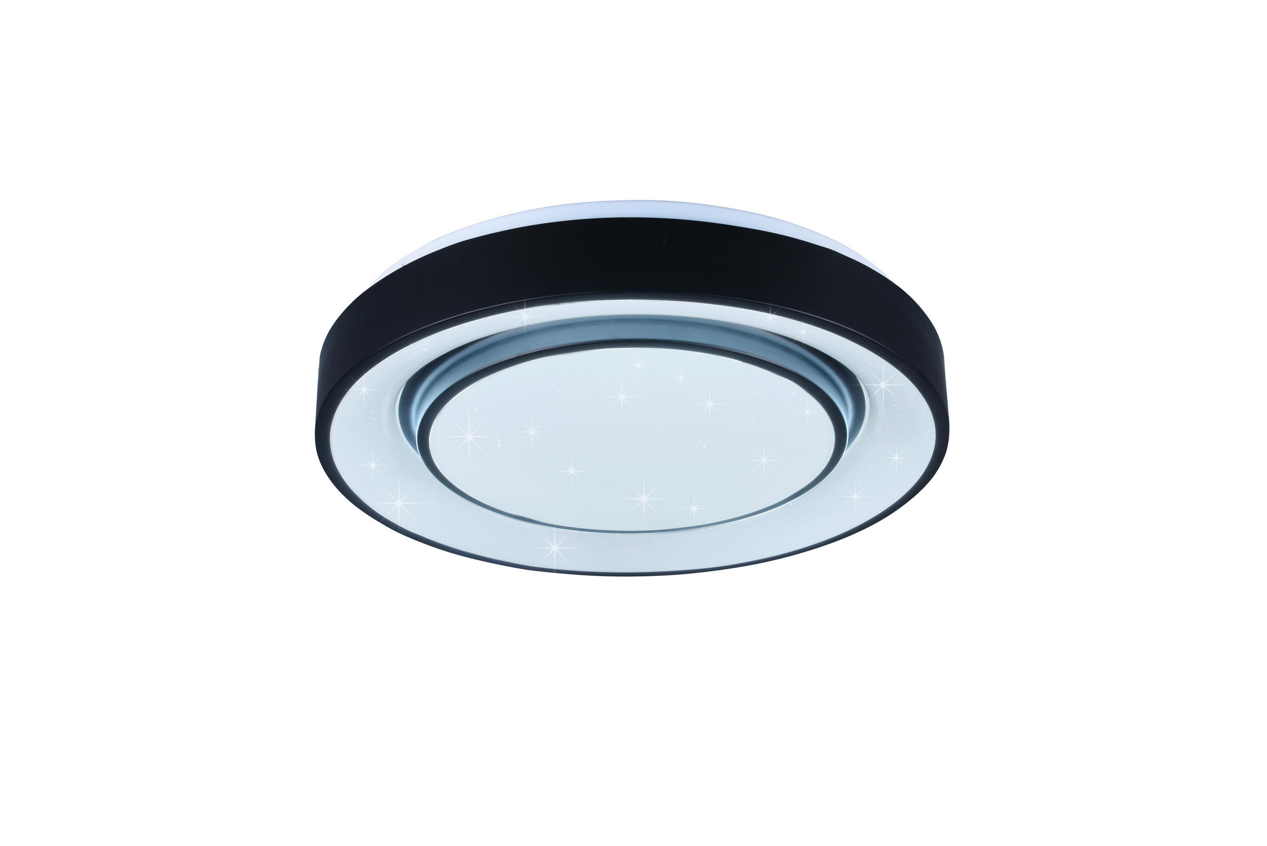 LED-DECKENLEUCHTE 20 W  38/7,5 cm    - Schwarz, Basics, Metall (38/7,5cm)