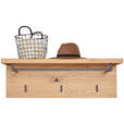 GARDEROBENPANEEL  in 90/30/30 cm  - Wildeiche, Natur, Holz/Holzwerkstoff (90/30/30cm) - Linea Natura