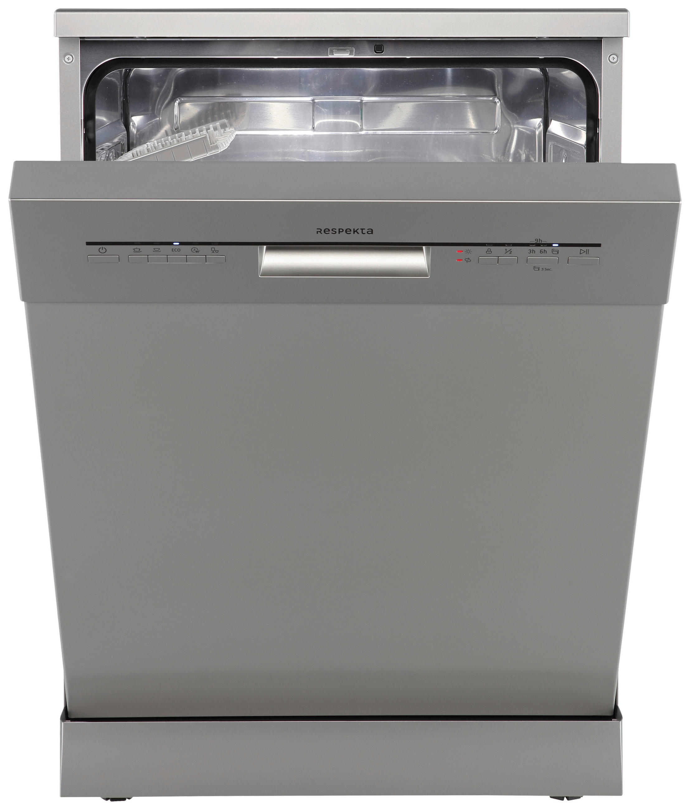 GESCHIRRSPÜLER GSPS60SI-12  - Silberfarben, Basics, Kunststoff/Metall (59,8/84,5/60cm) - Respekta