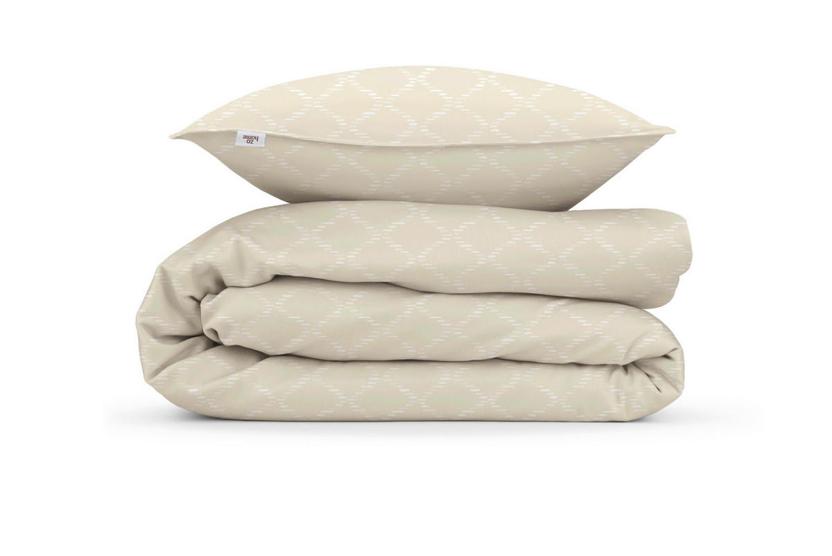 BETTWÄSCHE Linea-di-Satinado Makosatin 155/220 cm  - Elfenbein, Basics, Textil (155/220cm)