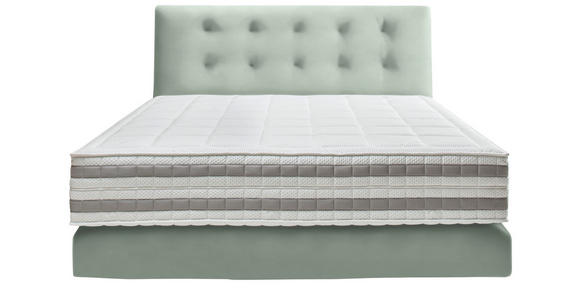 BOXSPRINGBETT 160/200 cm in Jadegrün - Jadegrün, KONVENTIONELL, Holz/Textil (160/200cm) - Dieter Knoll