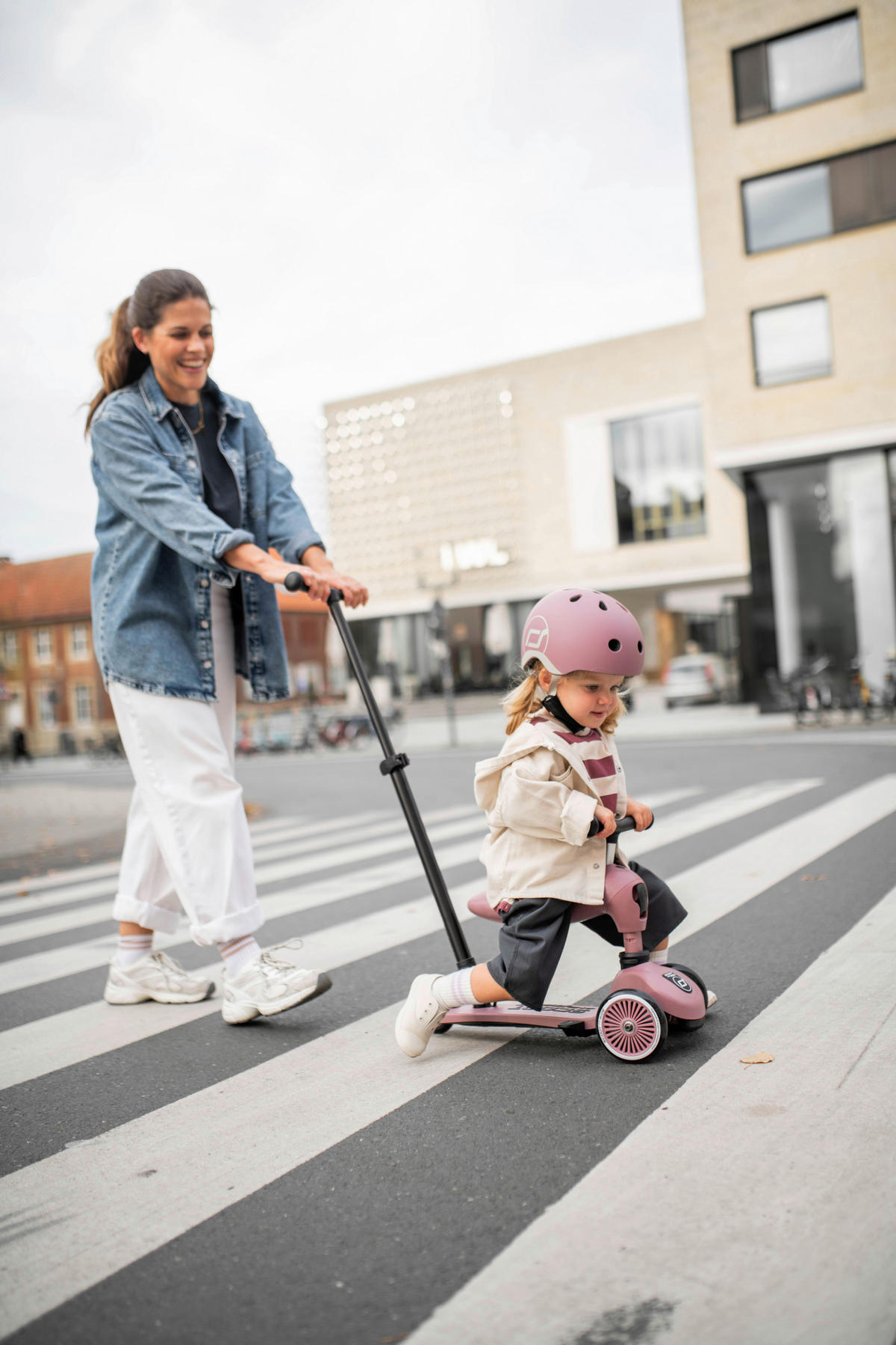 KINDERSCOOTER  - Beere, Trend, Kunststoff (3,1kg) - Scoot and Ride