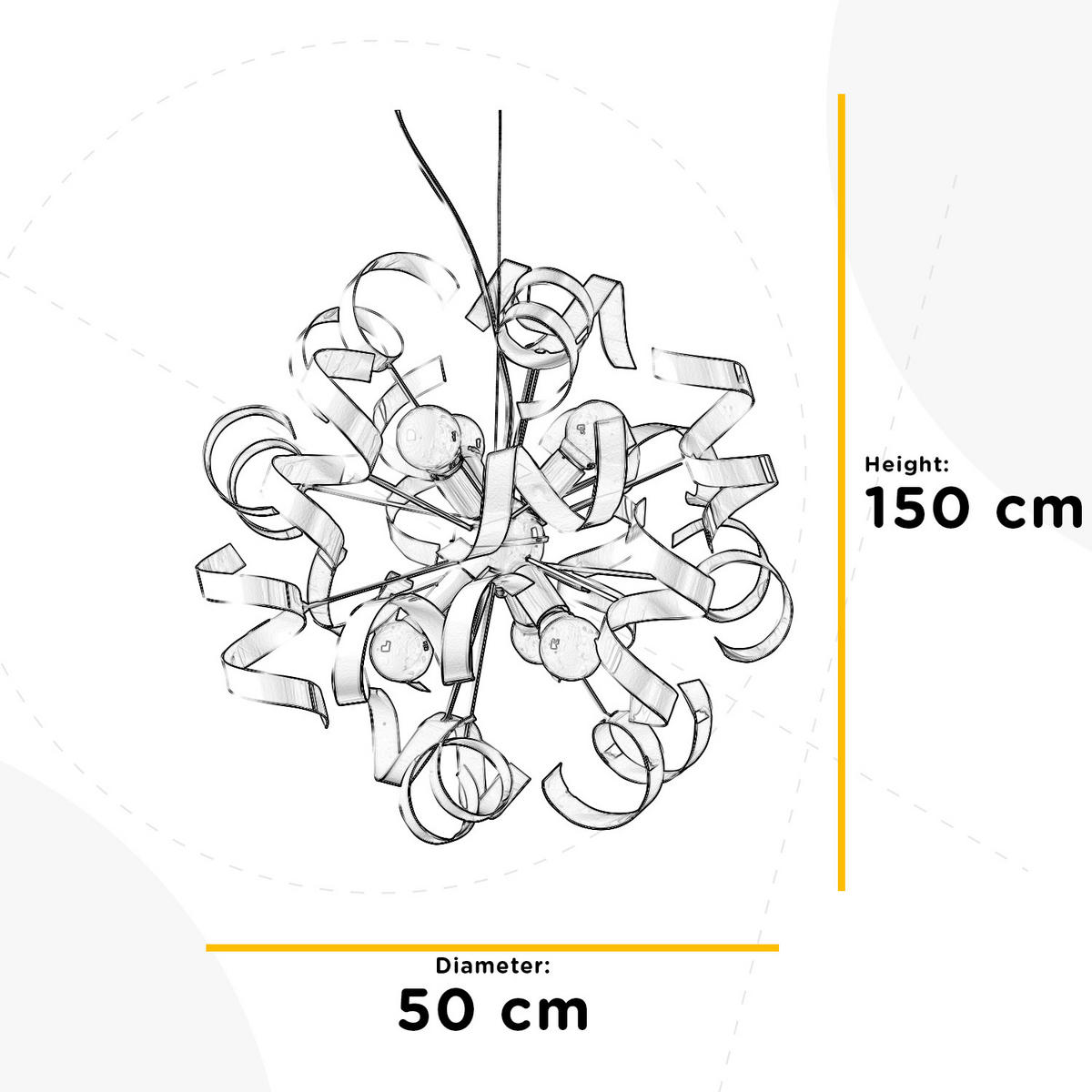 ZÁVESNÉ SVIETIDLO, 50/150 cm  - medená, Design, kov (50/150cm)