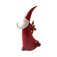 VÁNOČNÍ FIGURKA - červená, Lifestyle, keramika (12,5/22,5/7cm) - X-Mas