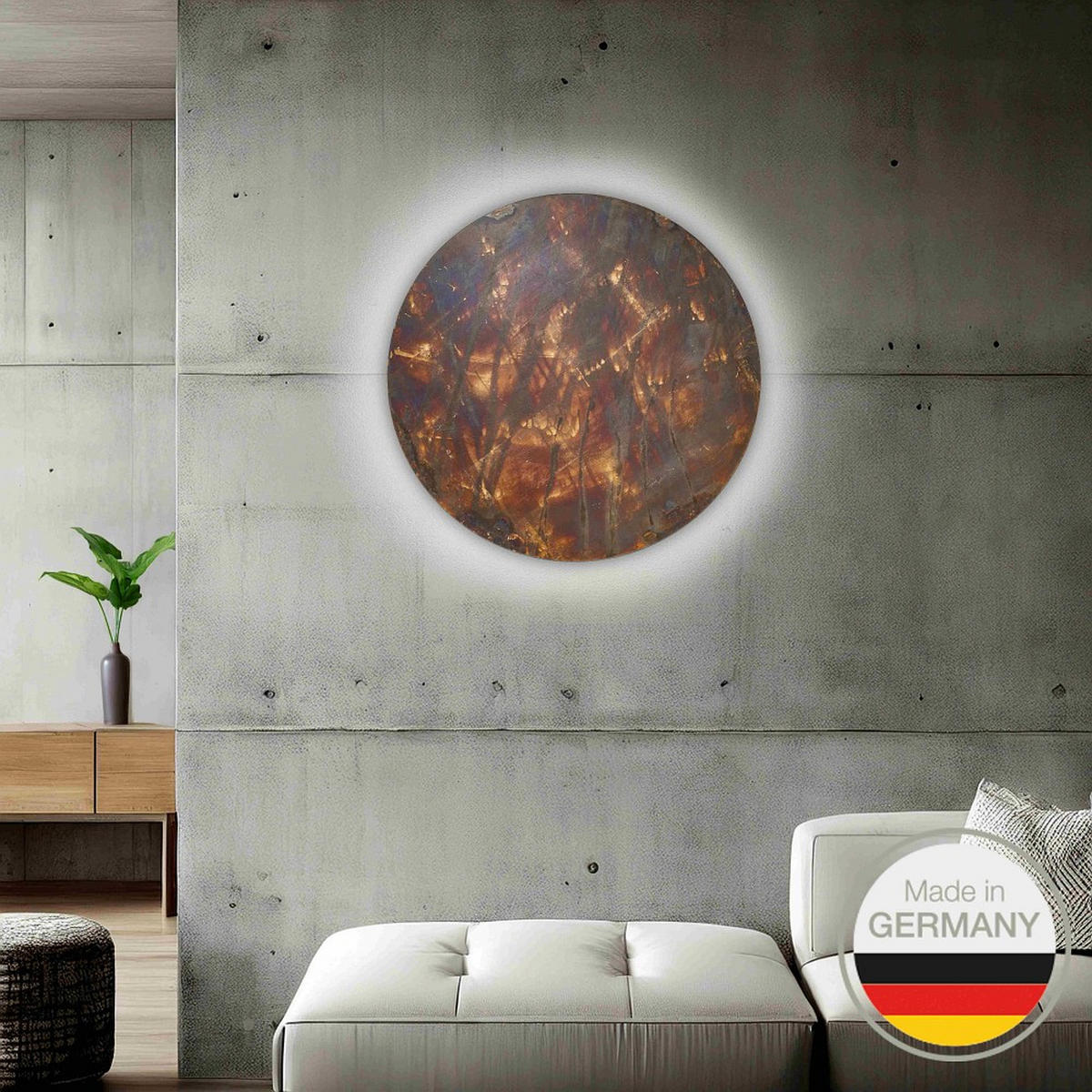 LED-WANDLEUCHTE 661 60 cm  - Multicolor, LIFESTYLE, Metall (60cm) - Ambiente
