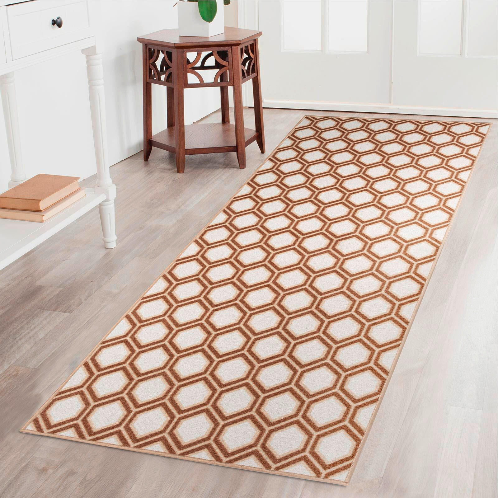 LÄUFER 80/700 cm Cardiff  - Braun, Design, Kunststoff/Textil (80/700cm) - Novel