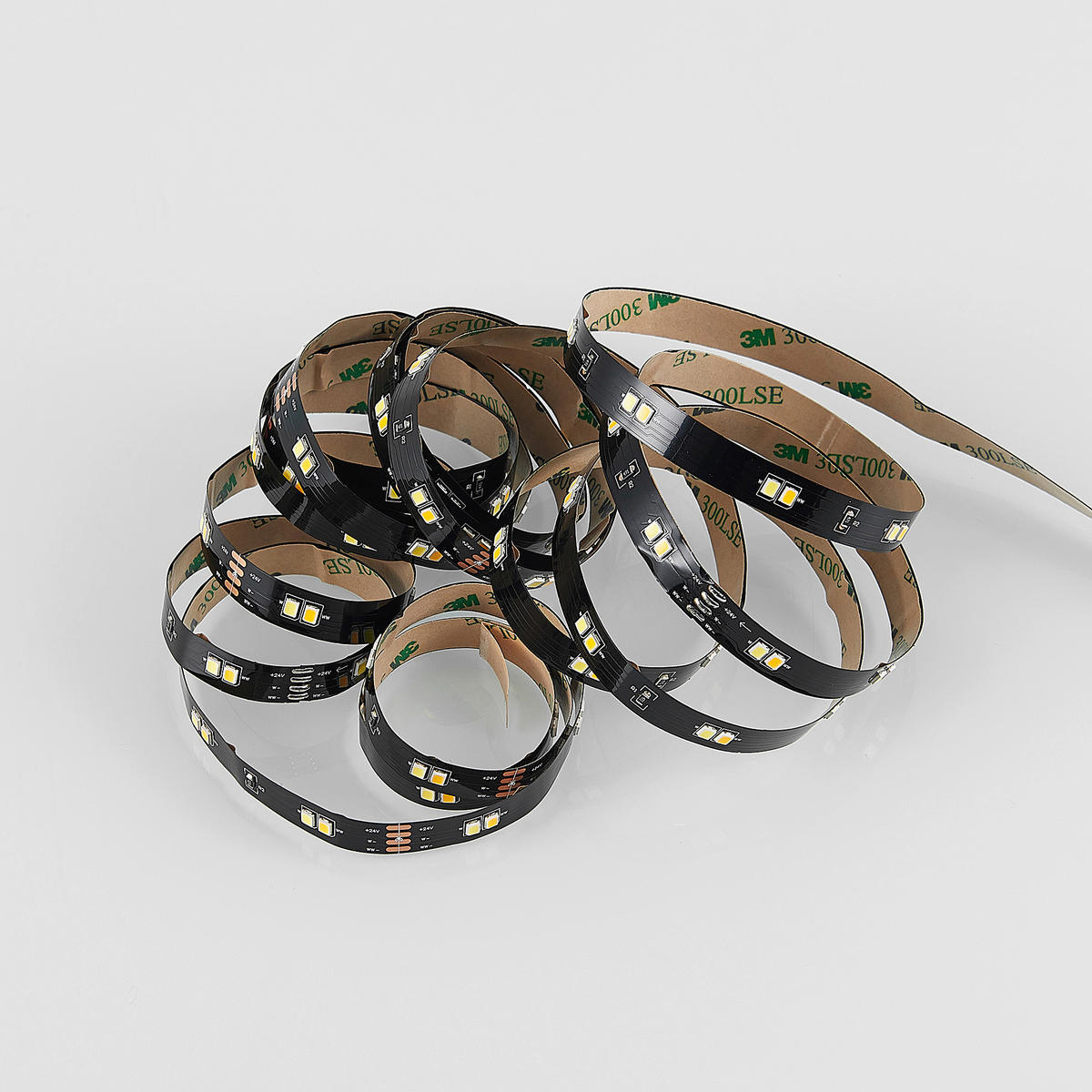 LED PÁSIK, 300 cm - čierna, Basics, plast (300cm)