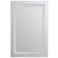 WANDSPIEGEL 60/90/1,5 cm    in rechteckig  - Silberfarben/Schwarz, Trend, Glas/Holzwerkstoff (60/90/1,5cm) - Carryhome