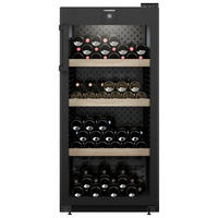 WEINKÜHLSCHRANK WPbl 4201  - Schwarz, Basics, Glas/Metall (59,7/128,4/76,3cm) - Liebherr