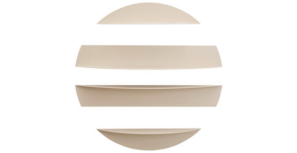 WANDREGAL  - Kaschmir, Basics, Metall (76/76/18.5cm) - Xora