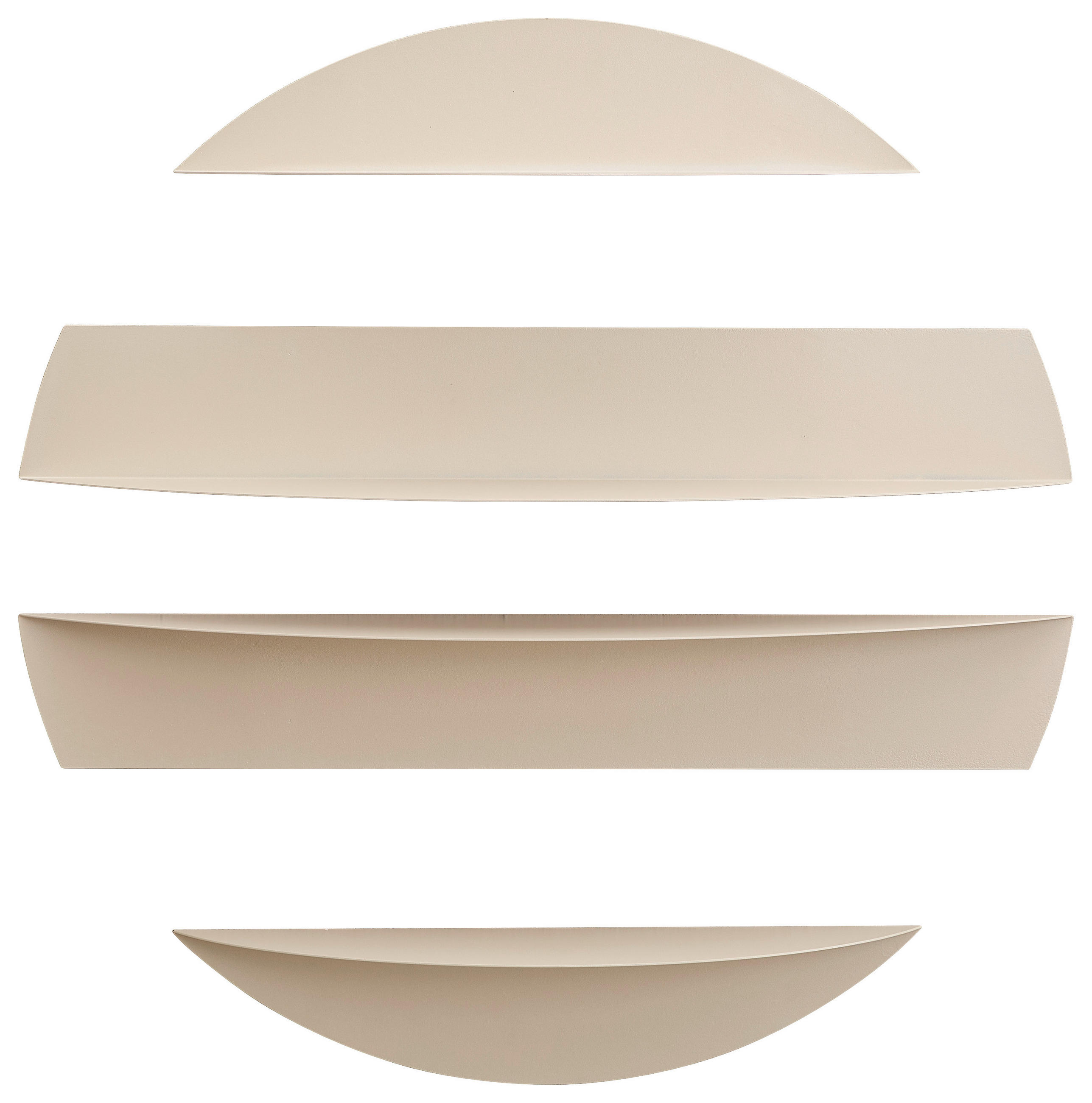 WANDREGAL  - Kaschmir, Basics, Metall (76/76/18.5cm) - Xora