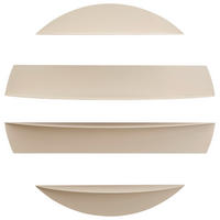 WANDREGAL  - Kaschmir, Basics, Metall (76/76/18.5cm) - Xora