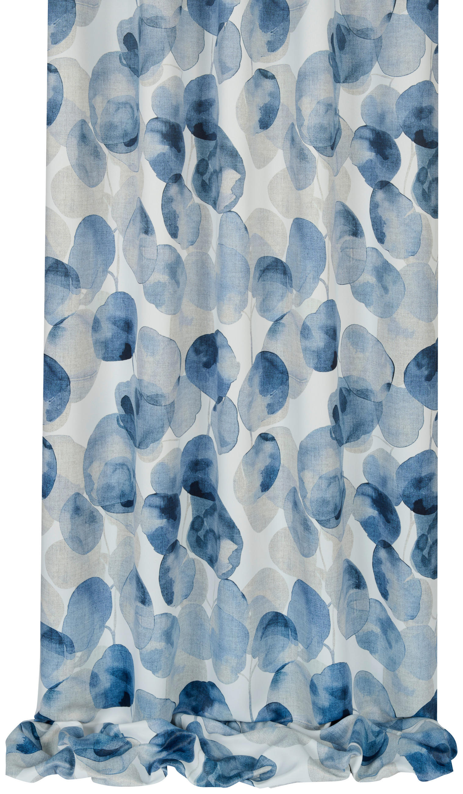 VORHANGSTOFF per lfm Verdunkelung  - Graublau, KONVENTIONELL, Textil (150cm) - Esposa