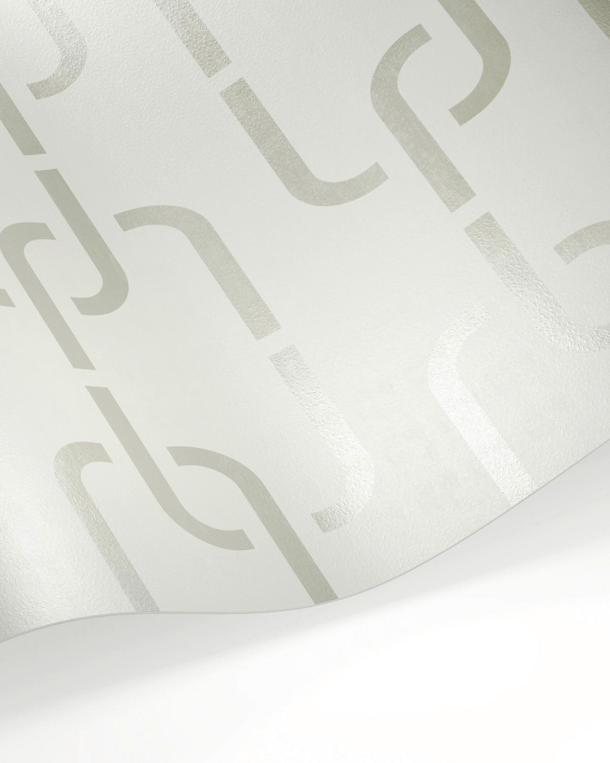 VLIESTAPETE 10.05 m J! CHAINS  - Creme, Design, Textil (53/1005cm) - Joop!