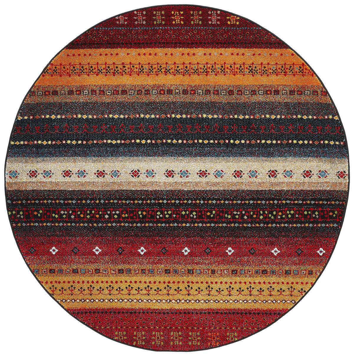 COVOR ȚESUT Cassandra  - multicolor/roșu, Konventionell, textil (200cm) - Novel