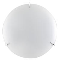 DECKENLEUCHTE    50/50/12 cm  - Weiß, KONVENTIONELL, Glas/Metall (50/50/12cm)