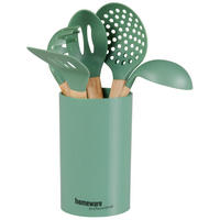 SET KUHINJSKIH PRIPOMOČKOV                     - naravne barve/temno zelena, Basics, umetna masa/les - Homeware Profession.