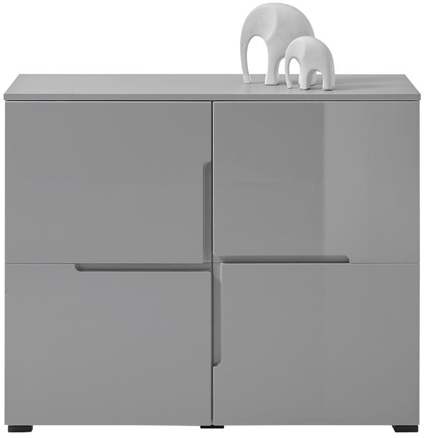KOMMODE in 100/82/38 cm - Schwarz/Grau, MODERN, Holzwerkstoff/Kunststoff (100/82/38cm)