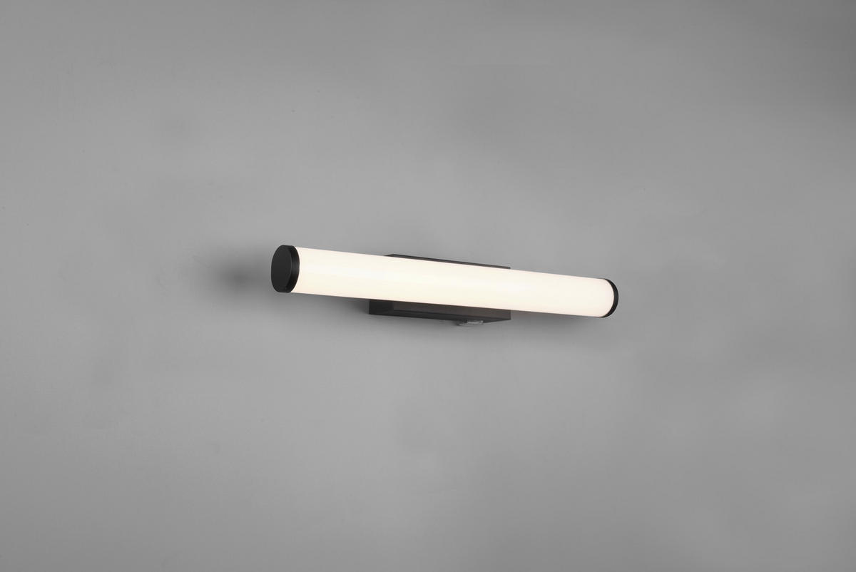 BADEZIMMER-WANDLEUCHTE Mattimo 40/5,5 cm   - Schwarz/Weiß, Basics, Kunststoff/Metall (40/5,5cm) - Trio Leuchten