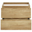 WASCHBECKENUNTERSCHRANK 80/54/46 cm  - Eichefarben, KONVENTIONELL, Holz/Holzwerkstoff (80/54/46cm) - Linea Natura
