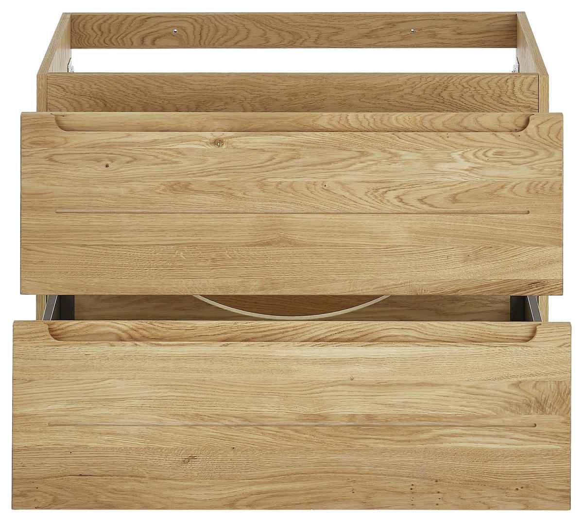 WASCHBECKENUNTERSCHRANK 80/54/46 cm  - Eichefarben, KONVENTIONELL, Holz/Holzwerkstoff (80/54/46cm) - Linea Natura