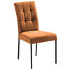STOLIČKA, 46/91/61 cm - oranžová/čierna, Design, kov/textil (46/91/61cm) - Xora