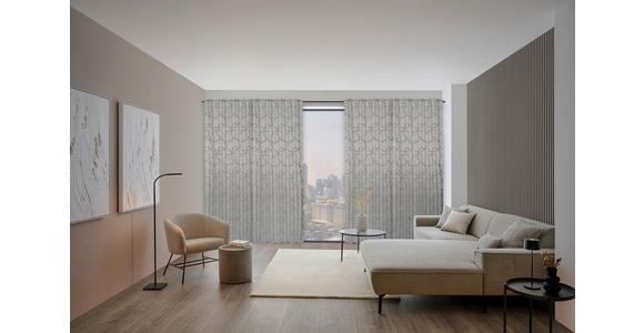 FERTIGVORHANG blickdicht - Grau, Design, Textil (140/260cm) - Dieter Knoll