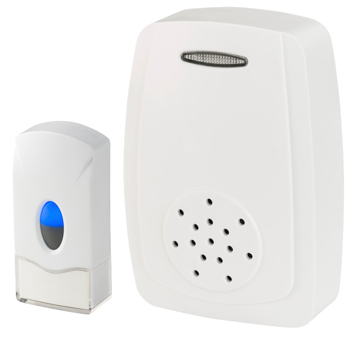 DÖRRKLOCKA - vit, Basics, plast (7/10,5/3,5cm)