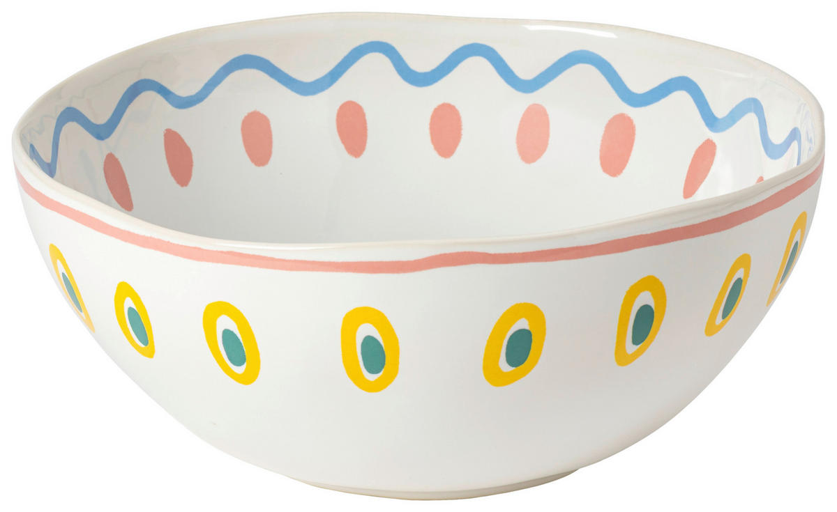 SERVIERSCHÜSSEL SUMMER BLISS   - Multicolor, Basics, Keramik - Costa Nova