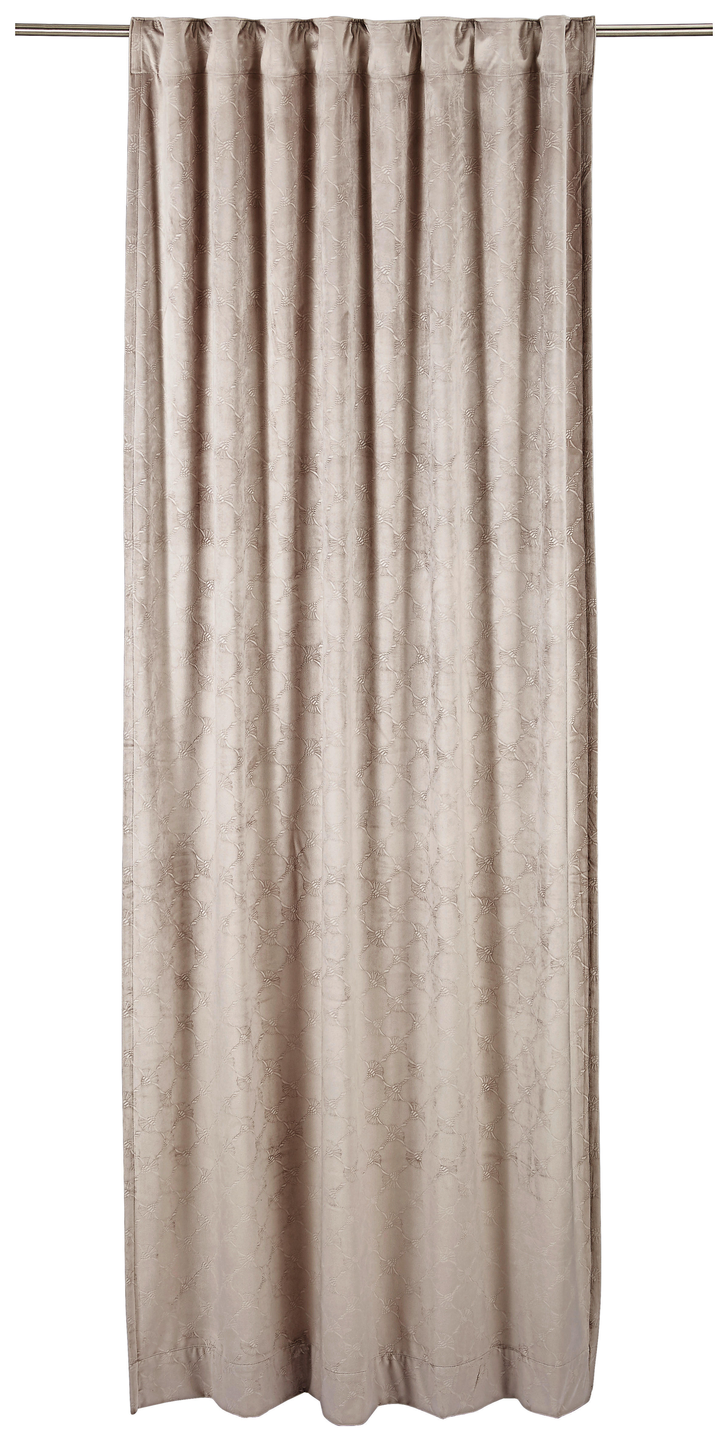 FERTIGVORHANG Impress blickdicht 130/250 cm   - Sandfarben, Design, Textil (130/250cm) - Joop!