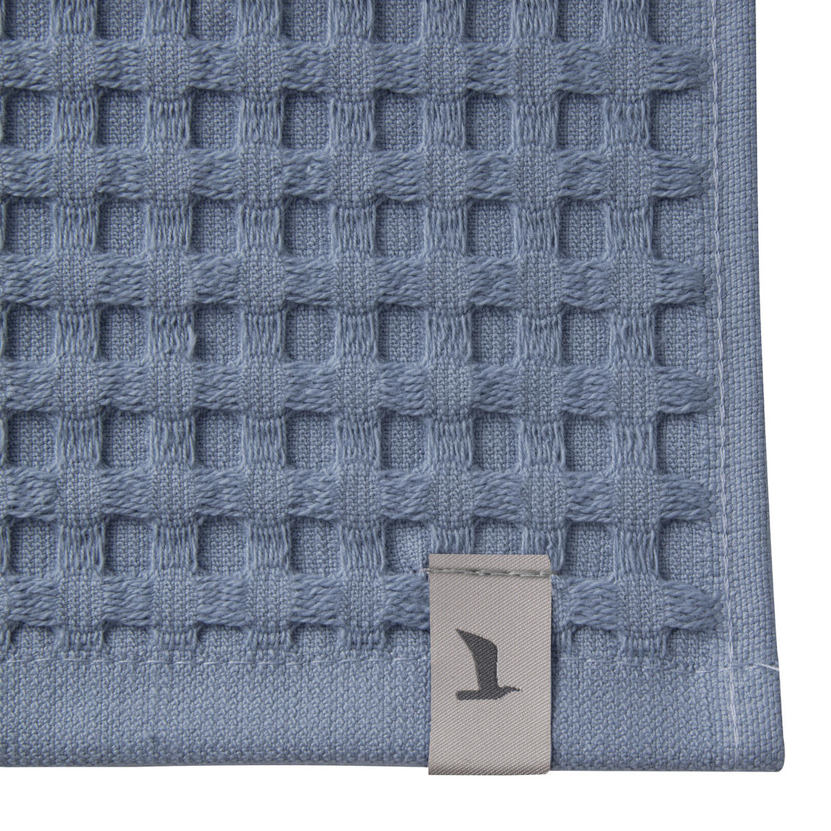 HANDTUCH PIQUEE Blau  - Blau, Basics, Textil (50/100cm) - Moeve