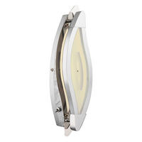 LED VÄGGLAMPA 31,5/11,5 cm   - kromfärg, Design, metall/plast (31,5/11,5cm) - Globo