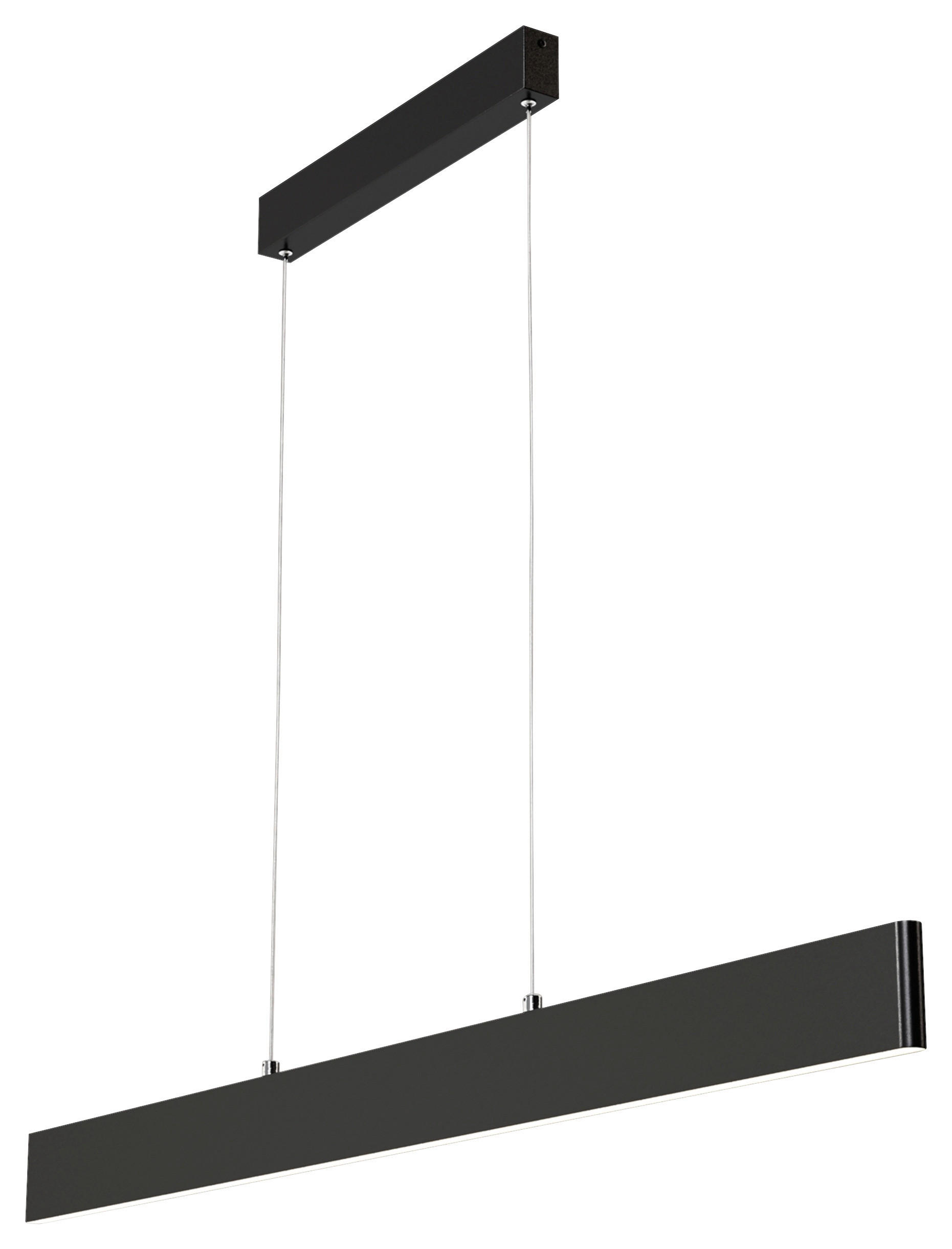 PENDELLEUCHTE  4/8/118,5 cm   - Schwarz, Basics, Metall (4/8/118,5cm) - MAYTONI