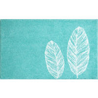 BADTEPPICH Duetto Türkis 70/120 cm  - Türkis, Basics, Kunststoff/Textil (70/120cm) - Grund