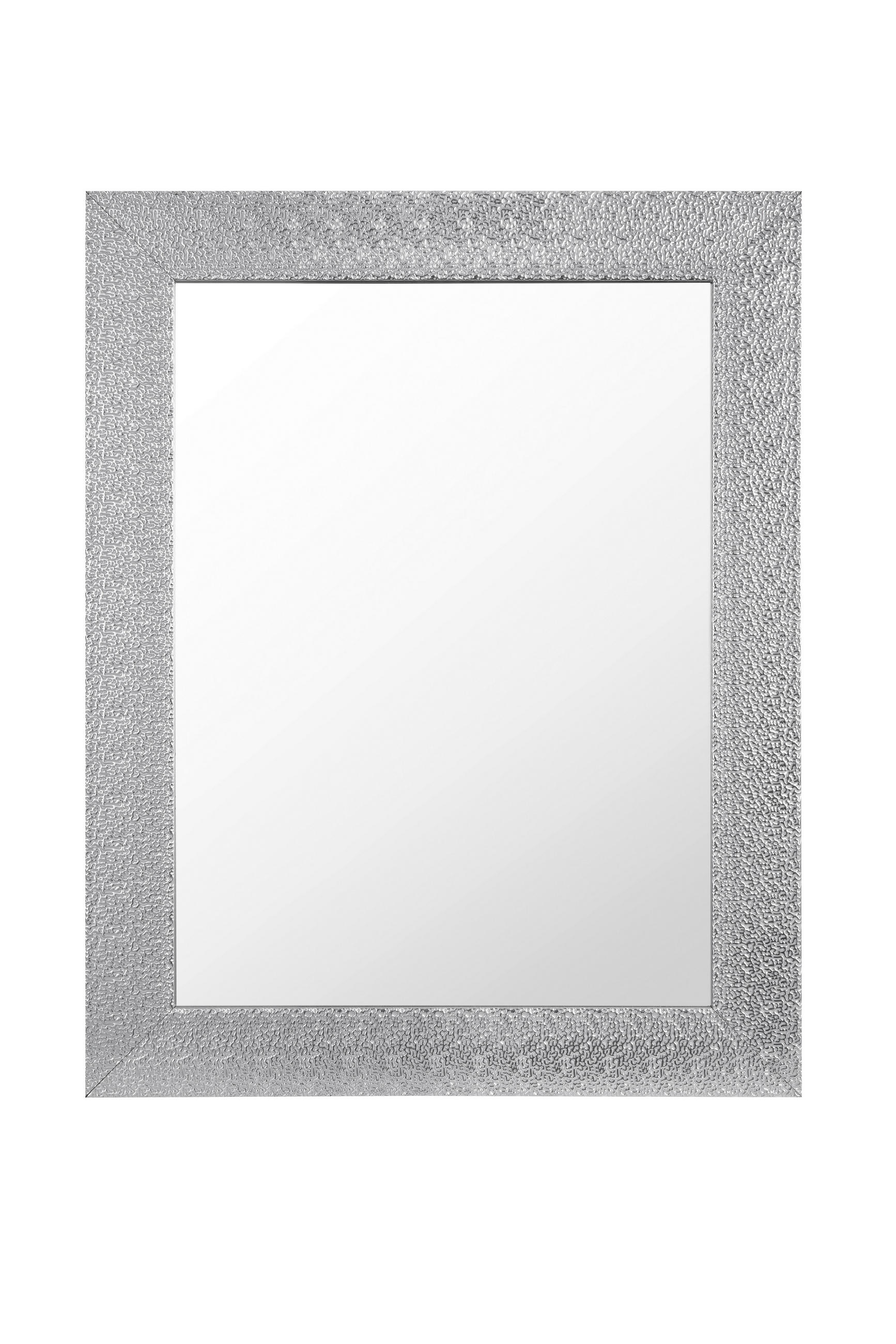 ZIDNO OGLEDALO 55/70/2 cm - srebrna, Lajfstajl, staklo/plastika (55/70/2cm) - Carryhome