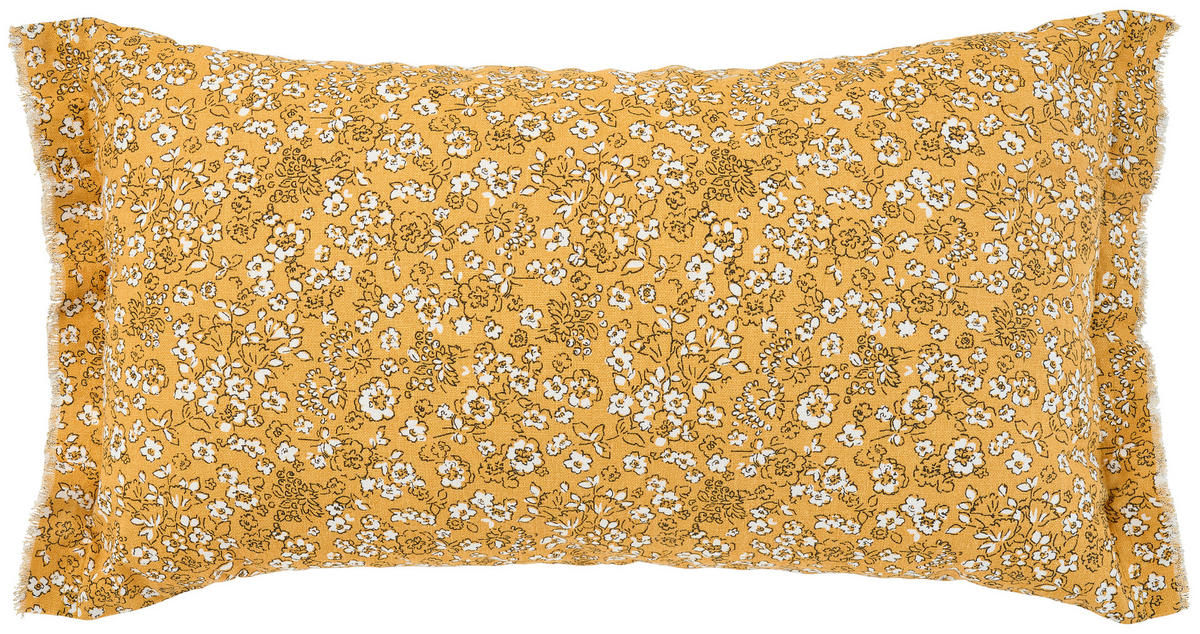 DEKORAČNÍ POLŠTÁŘ 30/50 cm - žlutá, Basics, textil (30/50cm) - Novel
