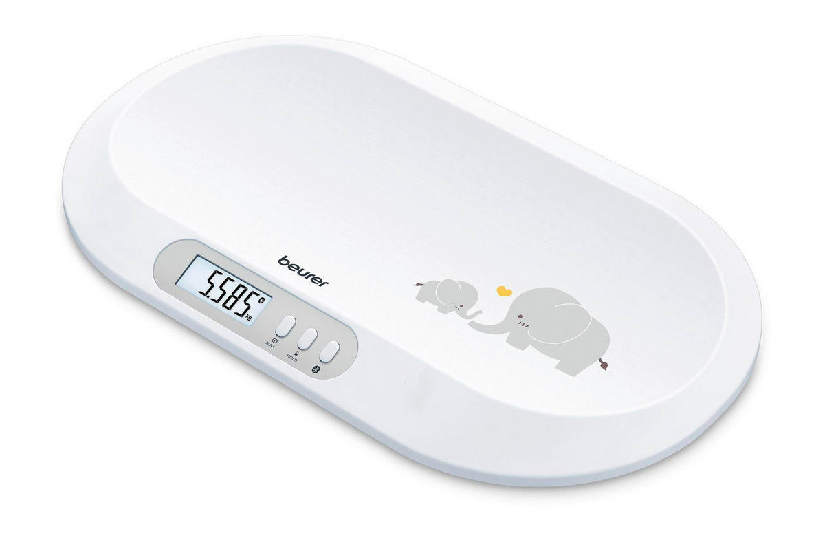 BABYWAAGE  - Weiss, Basics (7,4/37,4/59,8cm) - Beurer