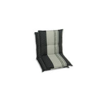SESSELAUFLAGENSET in Anthrazit Schriftzug  - Anthrazit, Basics, Textil (50/7/100cm)