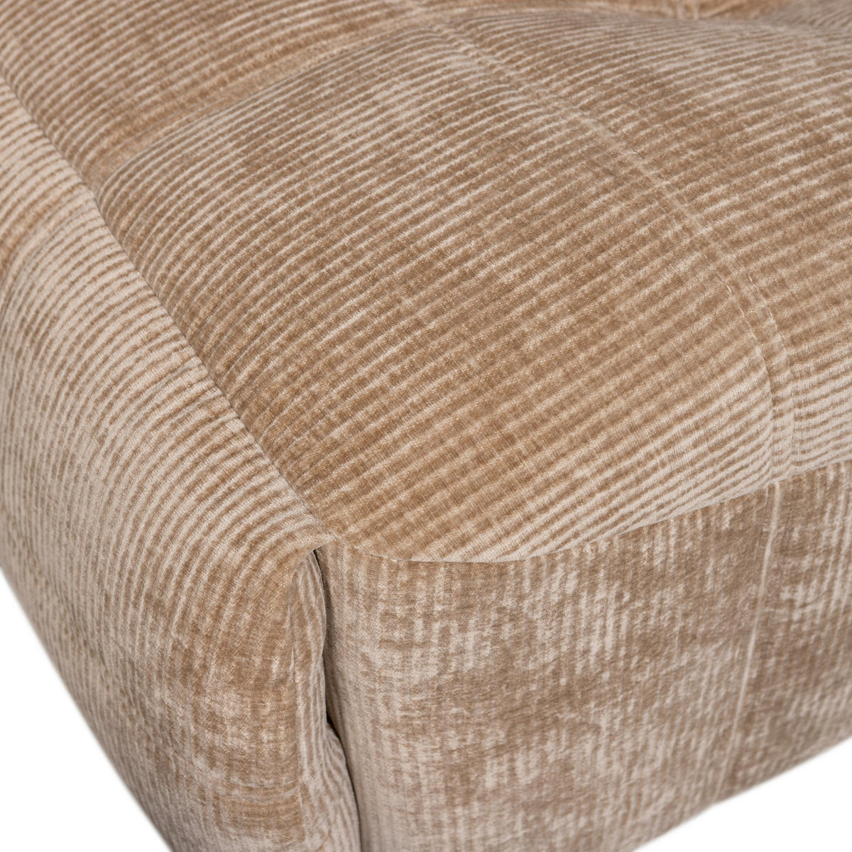 RELAXSESSEL Hein gerippt    - Hellbraun, Design, Textil (98/94/83cm) - Livetastic