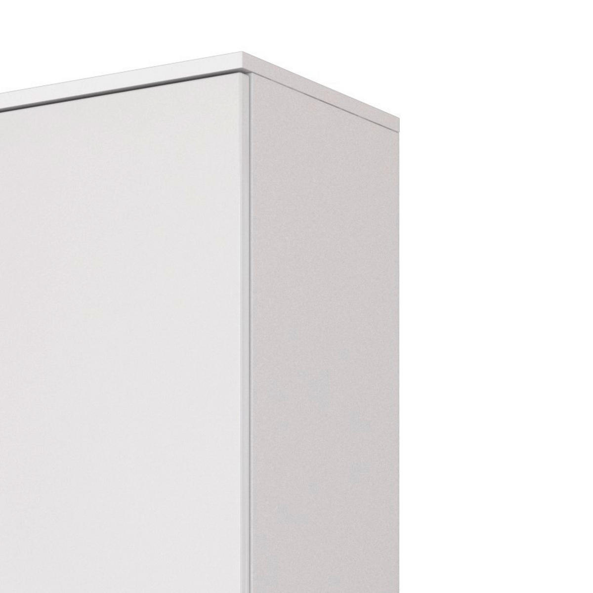 MIDISCHRANK 40/130/35 cm  - Edelstahlfarben/Silberfarben, KONVENTIONELL, Holzwerkstoff/Kunststoff (40/130/35cm) - Xora
